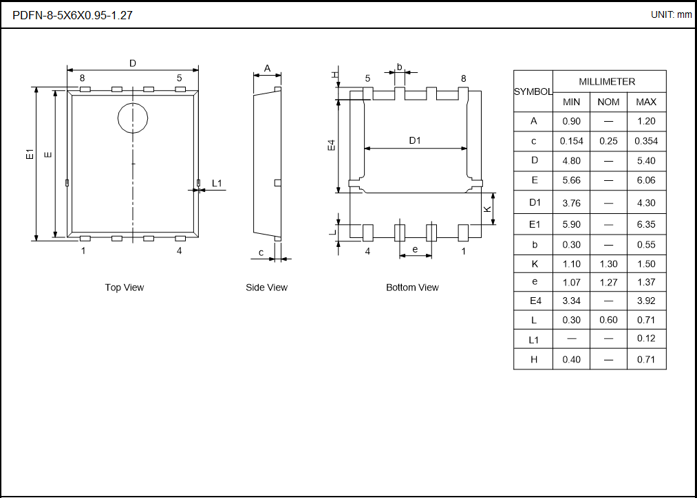 PDFN-8-5X6X0.95-1.27